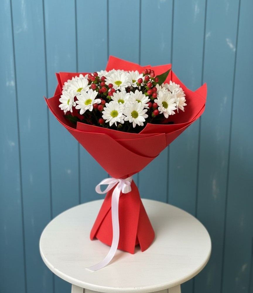 Букет цветов из: Хризантемы в Черском