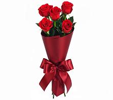 Букет 5 Красных роз Эдлесс Лав в Черском