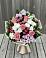 Букет цветов из: Альстромерии, Гвоздики, Розы и Хризантемы в Черском