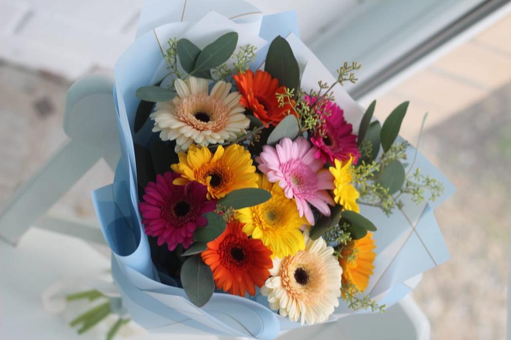 Букет цветов из: Герберы в Черском