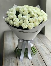 Букет 35 Белых роз #REPLACE_PRED# Черском
