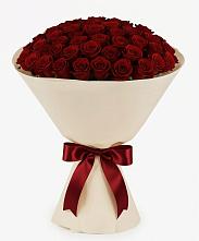 Букет 101 Бордовая роза Блэк Бакарра в Черском