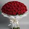Букет 101 Красная роза Блэк Мэджик в Черском