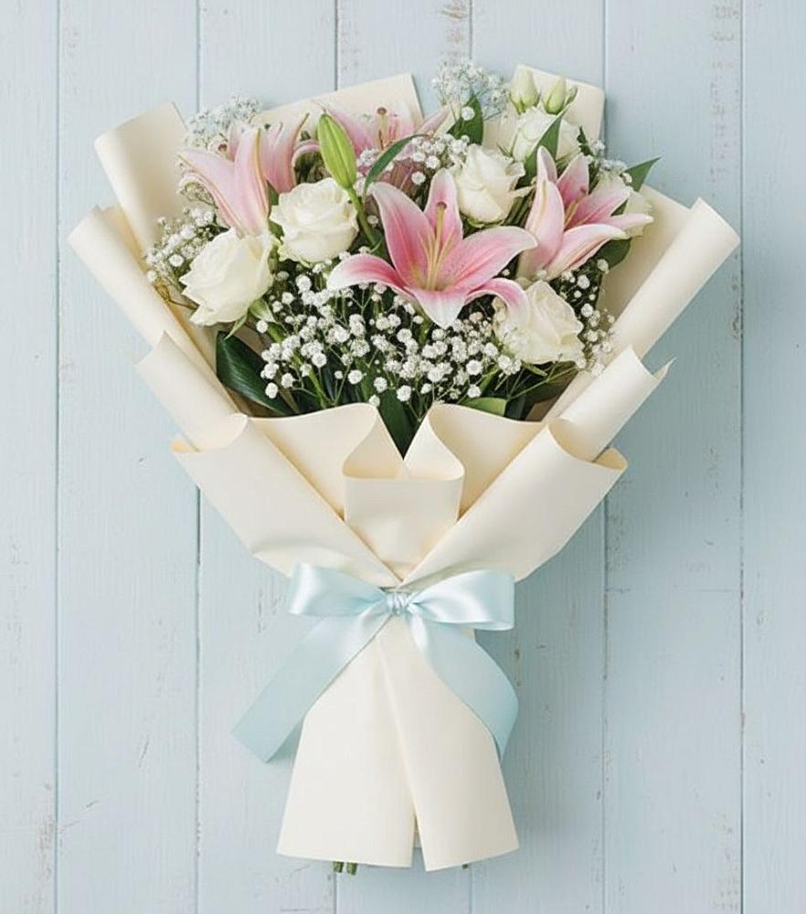 Букет цветов из: Лилии в Черском