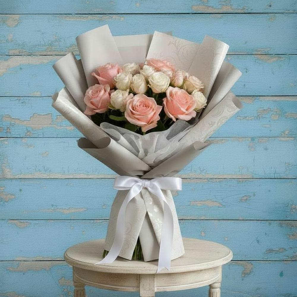 Букет цветов из: Розы в Черском