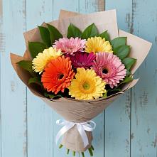 Букет цветов из:  Герберы #REPLACE_PRED# Черском