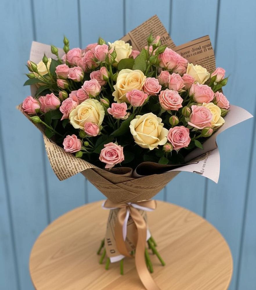 Букет цветов из: Розы в Черском