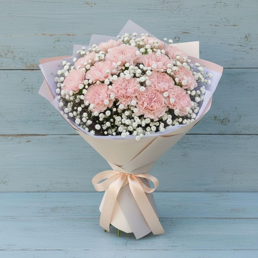 Букет цветов из: Гвоздики в Черском