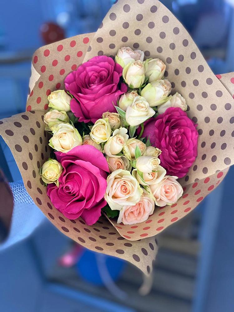 Букет цветов из: Розы в Черском