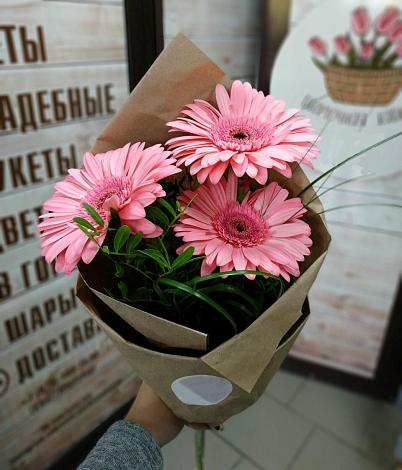 Букет цветов из: Герберы в Черском