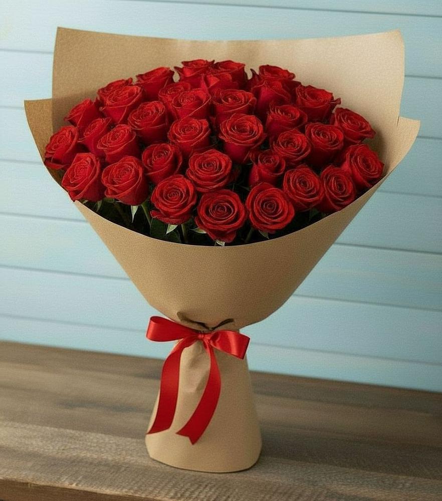 Букет Красные розы Милано в Черском