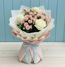 Букет цветов из:  Розы в Черском