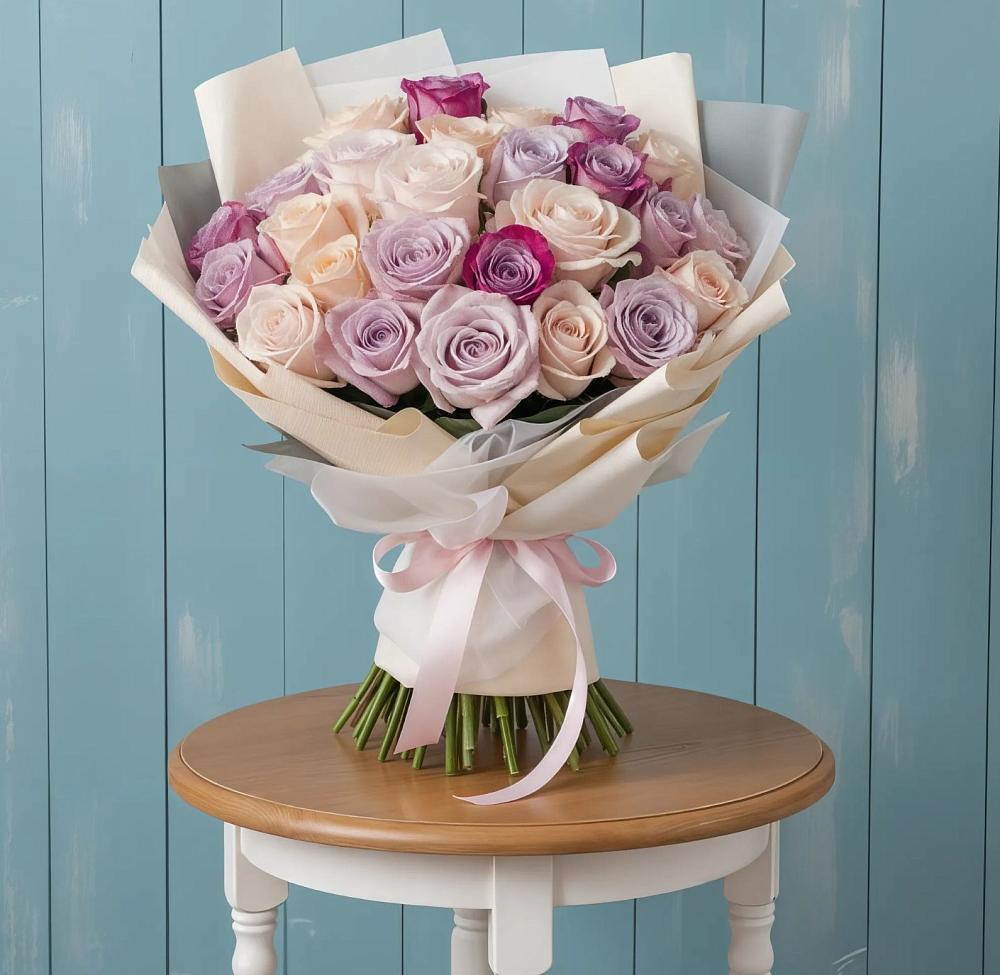 Букет цветов из: Розы в Черском