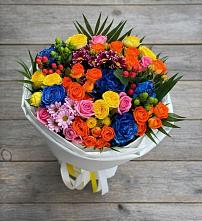 Букет цветов из:  Розы и Хризантемы в Черском
