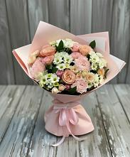 Букет цветов из:  Гвоздики, Розы и Хризантемы #REPLACE_PRED# Черском