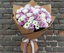 Букет цветов из:  Хризантемы #REPLACE_PRED# Черском