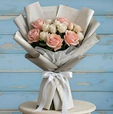 Букет цветов из:  Розы в Черском
