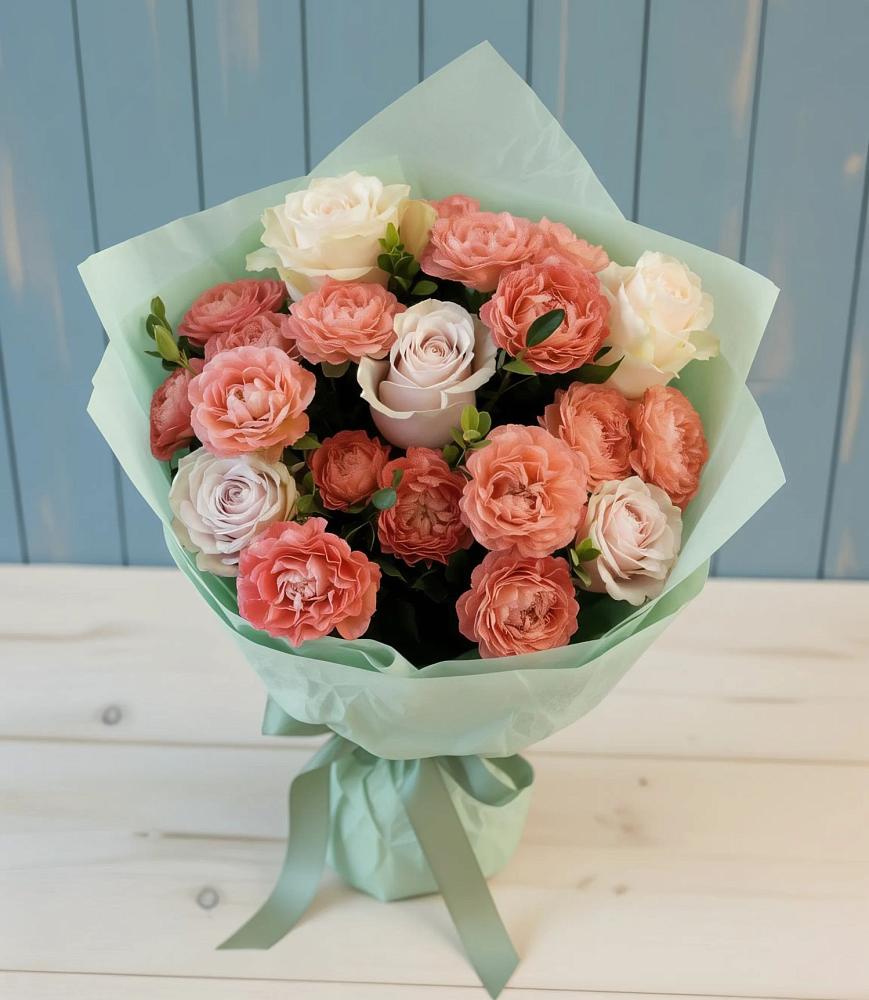 Букет цветов из: Розы в Черском