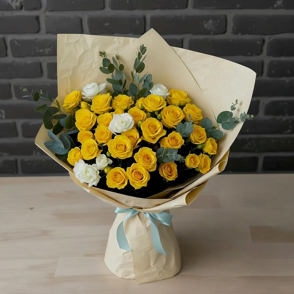 Букет цветов из: Розы в Черском