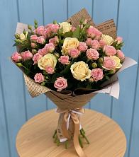 Букет цветов из:  Розы в Черском