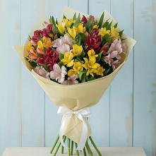 Букет цветов из:  Альстромерии #REPLACE_PRED# Черском