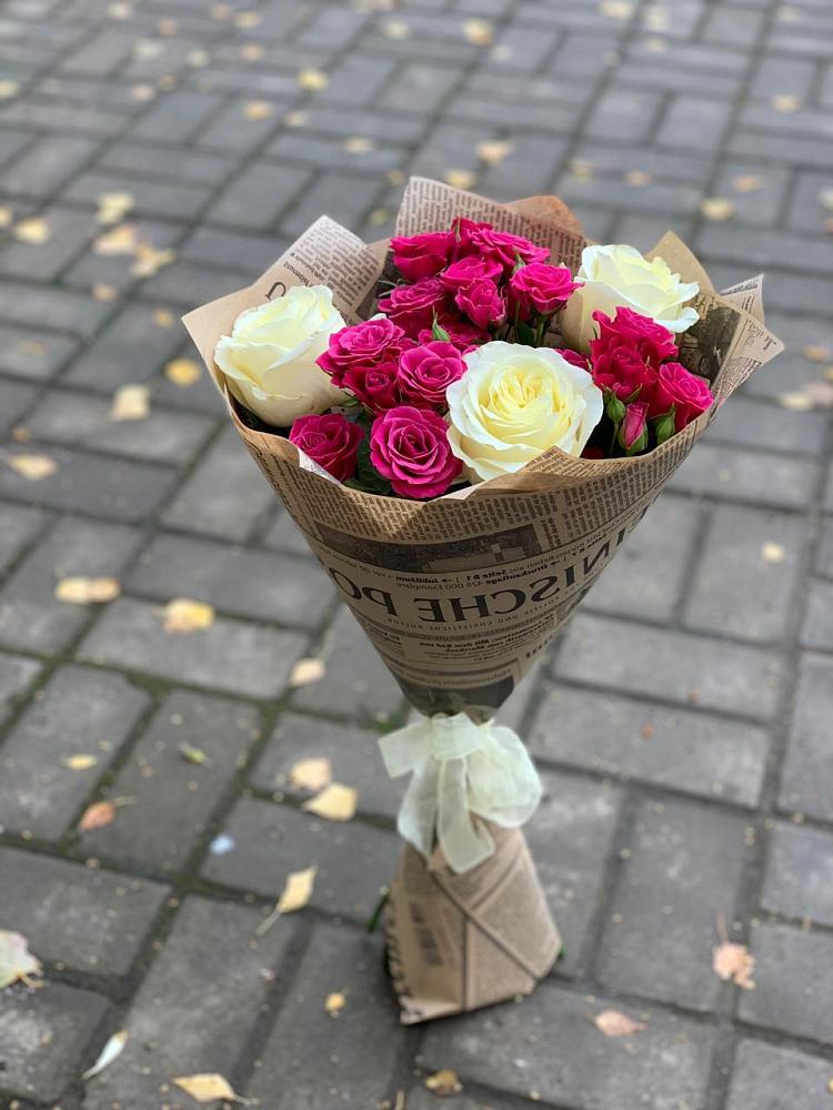 Букет цветов из: Розы в Черском