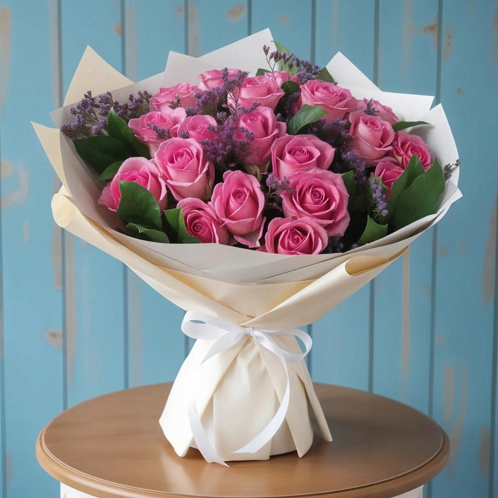 Букет цветов из: Розы в Черском