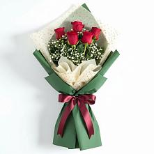 Букет цветов из:  Розы в Черском
