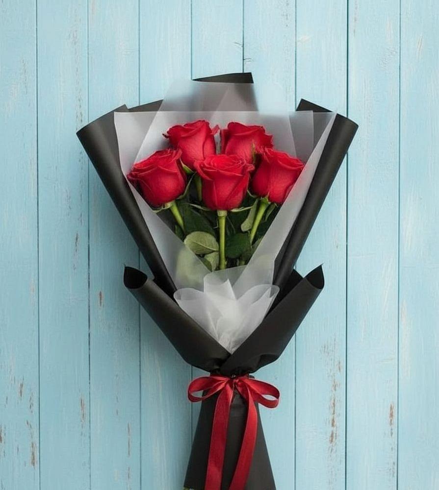 Букет цветов из: Розы в Черском