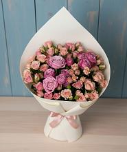 Букет цветов из:  Розы в Черском